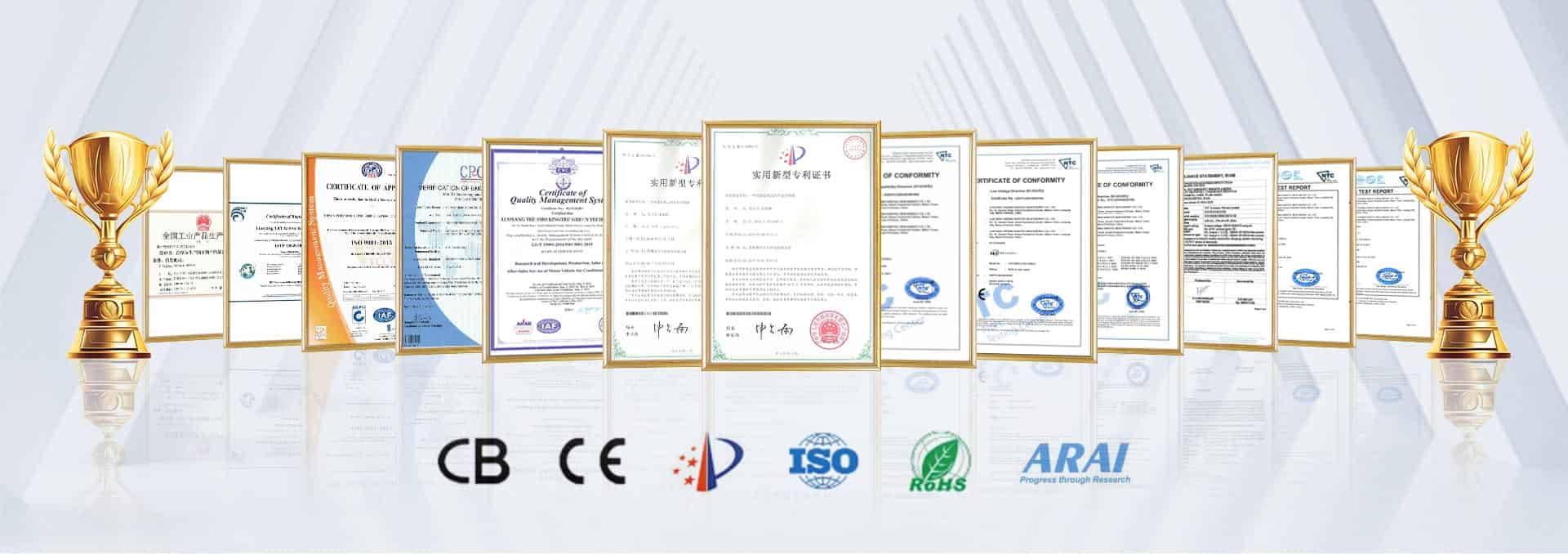 TKT certifications and testing documents
